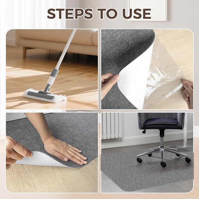 Office Chair Mat, Hard Floor Chair Mat Suitable - Image 6