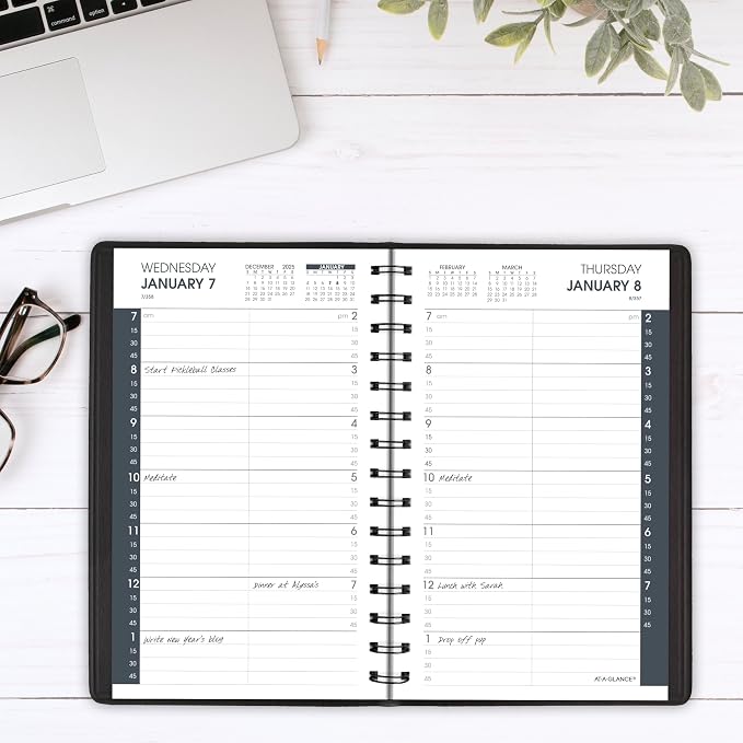 AT-A-GLANCE 2026 Appointment Book Planner, Quarter-Hour - Image 2