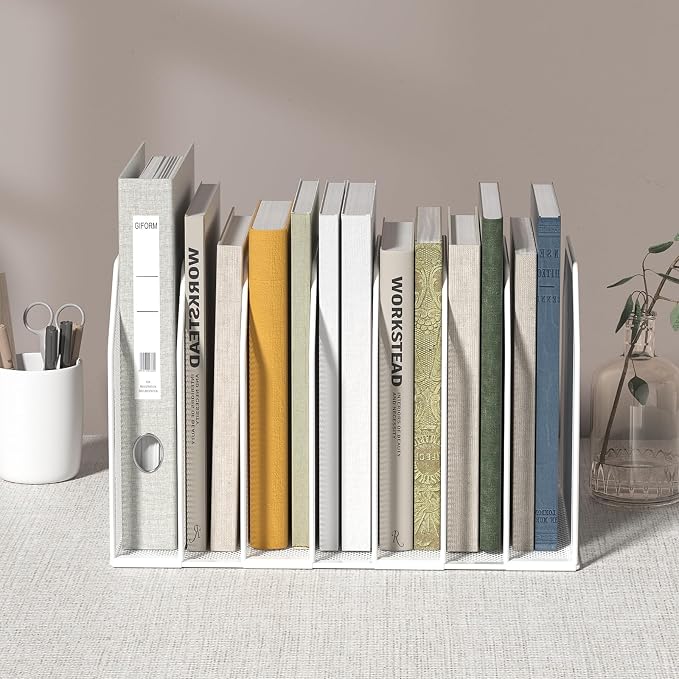 FANXIYQ White 7-Section File Folder Organizer - Image 6