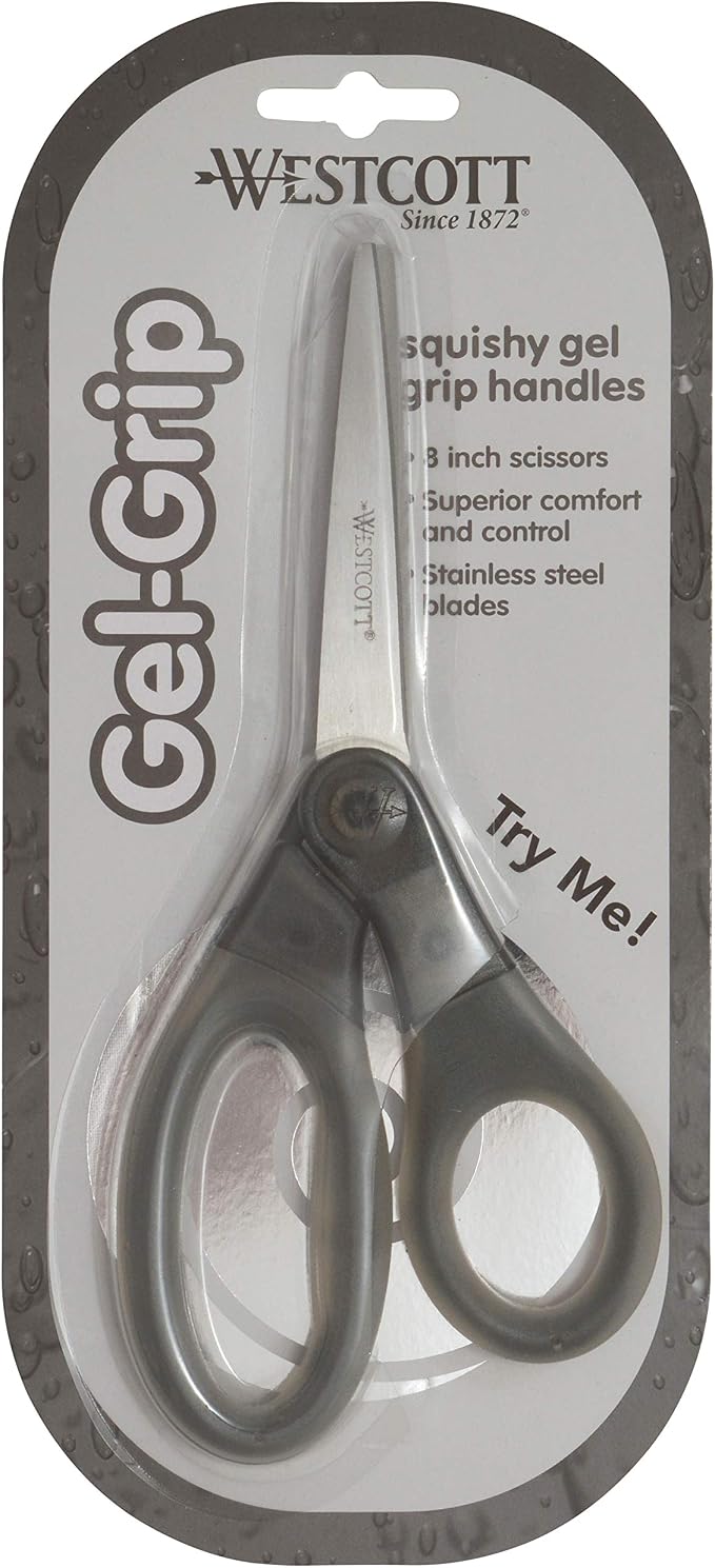 Westcott 8" Gel-Grip Multipurpose Scissors - Image 7