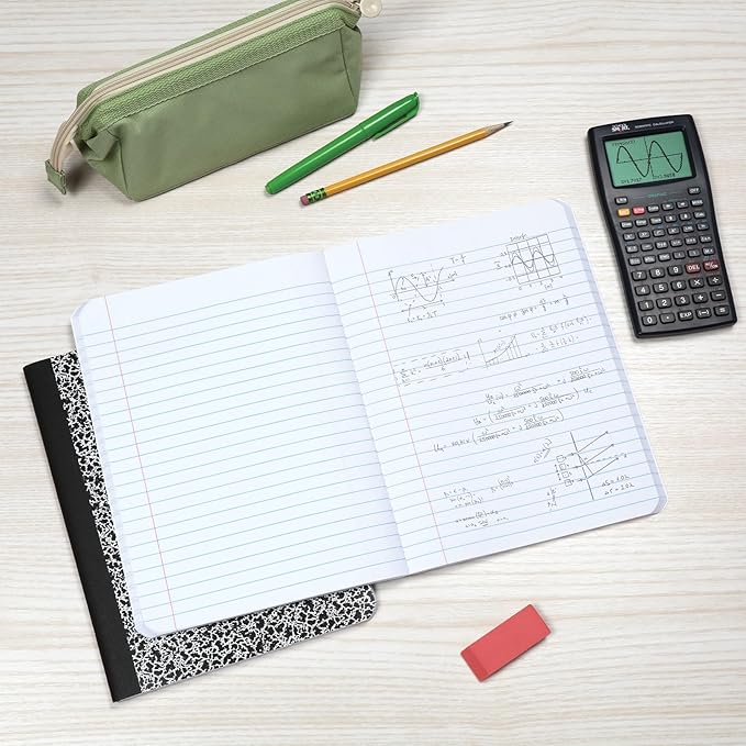 Oxford Composition Notebooks, 9-3/4 x 7-1/2 Inch School Journals, Wide Ruled - Image 6