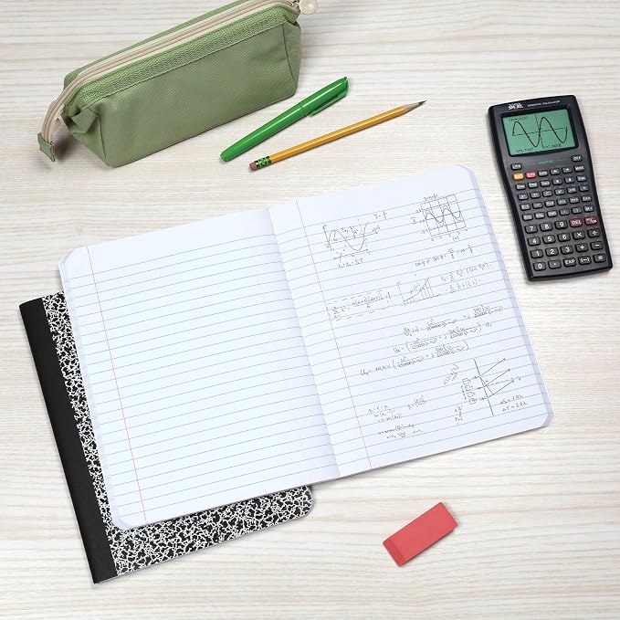 Oxford Composition Notebooks, 9-3/4 x 7-1/2 Inch School Journals, Wide Ruled - Image 6