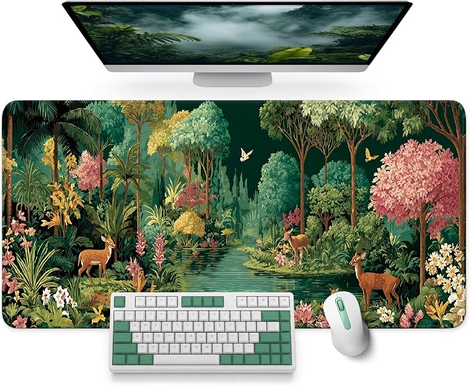 Large Mouse Pad for Desktop, Cute Desk Mat Pad Protector for Work & Gaming by Zapdesk