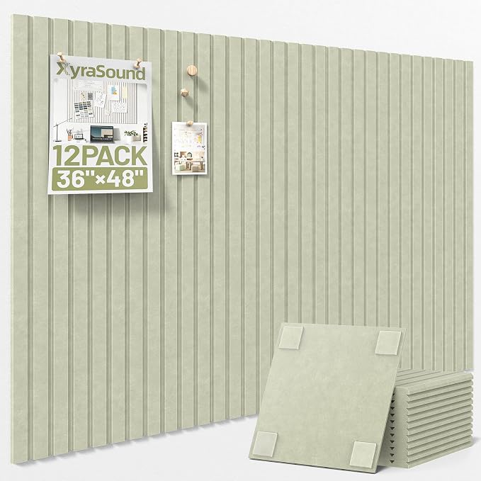 Large Cork Board for Wall 36" x 48" Sage Bulletin Board by Unknown