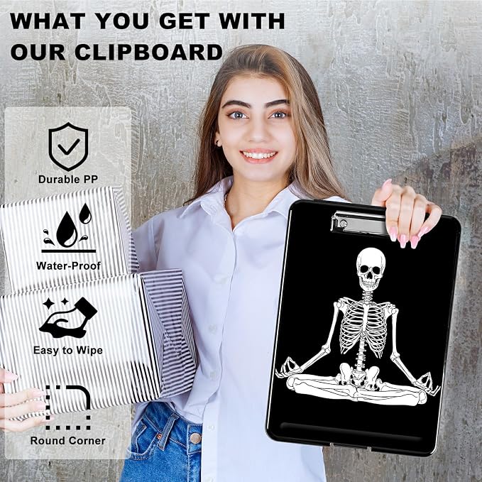 Sitting Skull A4 Clipboard - Image 2