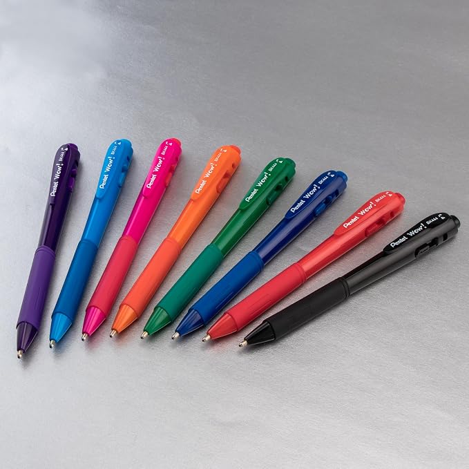 Pentel Wow! Retractable Ballpoint Pen, Bold Line - Image 5