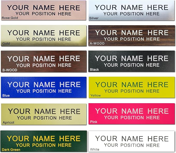 Personalized Architectural Name Plates, Office Nameplates - Image 2