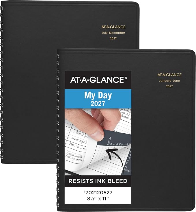 AT-A-GLANCE 2027 Appointment Book Planner, Daily Group Planner, 8.5" x 11" by AT-A-GLANCE
