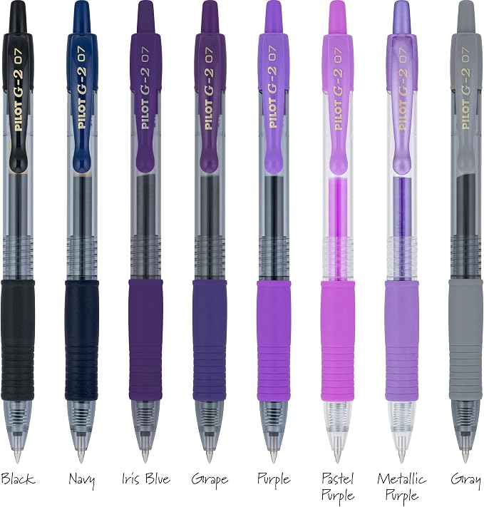 Pilot G2 Premium Gel Roller Pens, G2 Boost Purple Pens Pack, The Colors of - Image 6