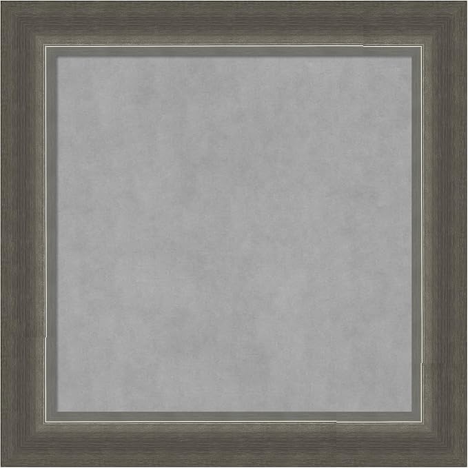 Amanti Art Silver Framed Magnetic Board 15x15 X-Small Vision Board by AmantiArt