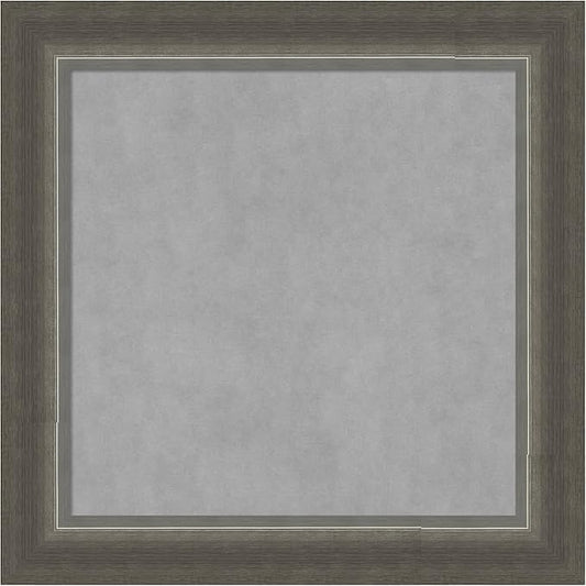 Amanti Art Silver Framed Magnetic Board 15x15 X-Small Vision Board by AmantiArt