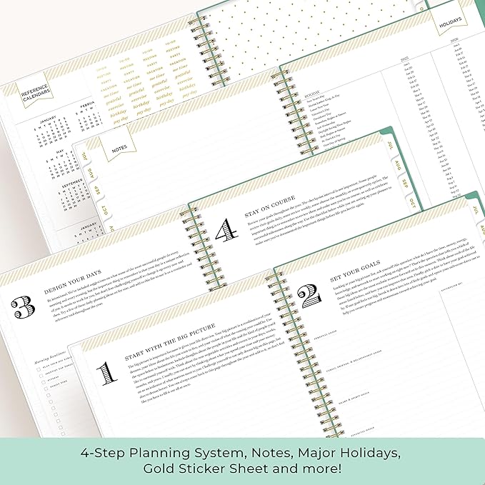Blue Sky Day Designer 2025-2026 Weekly and Monthly Academic Year Planner - Image 5