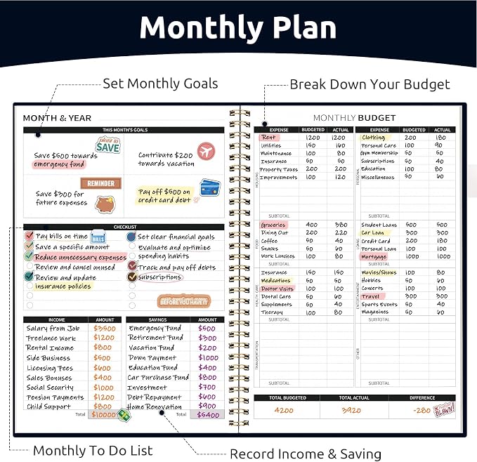 Budget Planner - Monthly Budget Book - Image 3