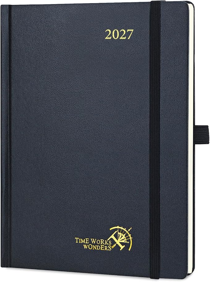POPRUN 2027 Planner Weekly and Monthly, 6.5" x 8.75" Calendar, Jan 2027- Dec by POPRUN
