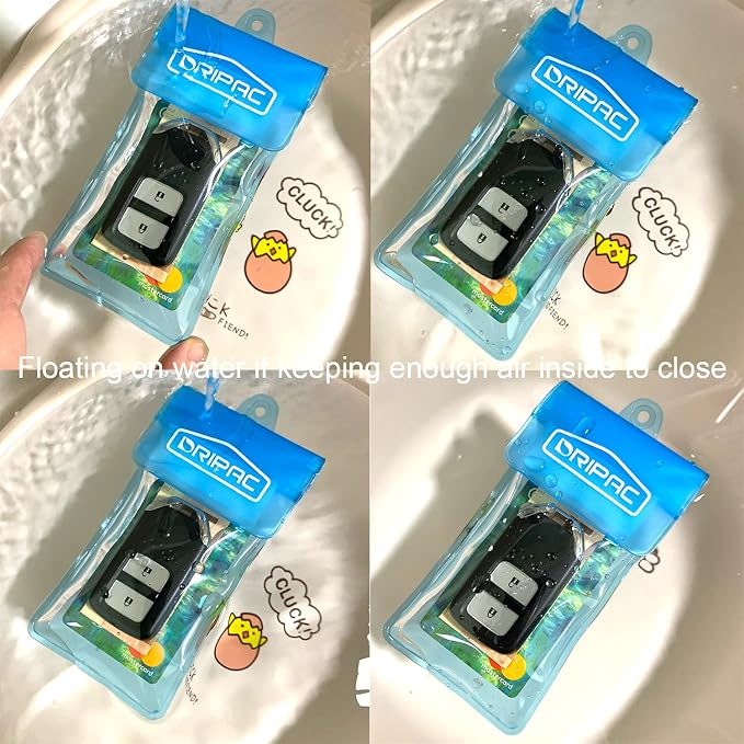 DRIPAC Waterproof Car Key FOB Case Waterproof Wallet Waterproof Holder Pouch - Image 5