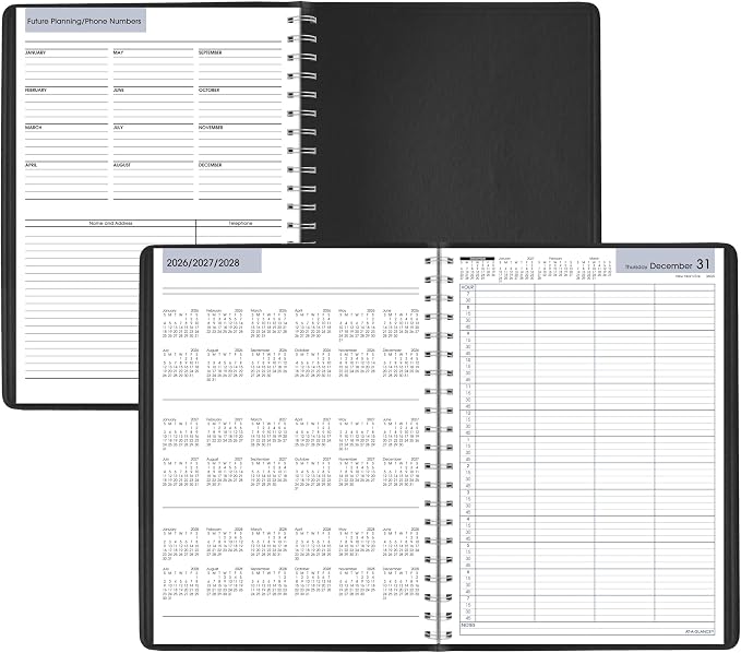 AT-A-GLANCE 2027 Appointment Book Planner, Daily Group Planner, Four Person - Image 5
