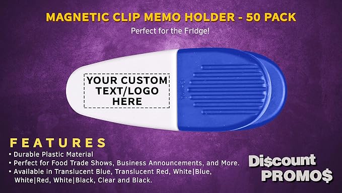 50 Magnetic Memo Holders Set - Image 2