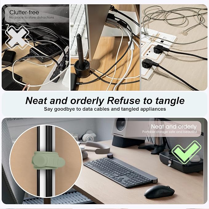 Silicone Cable Ties Cord Organizer - Image 3