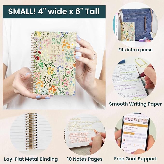 bloom daily planners 2026-2027 Academic Year Pocket Planner 13 Months - Image 5