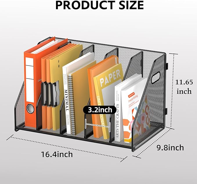 SUPEASY Binder Organizer, Magazine File Holder - Image 4