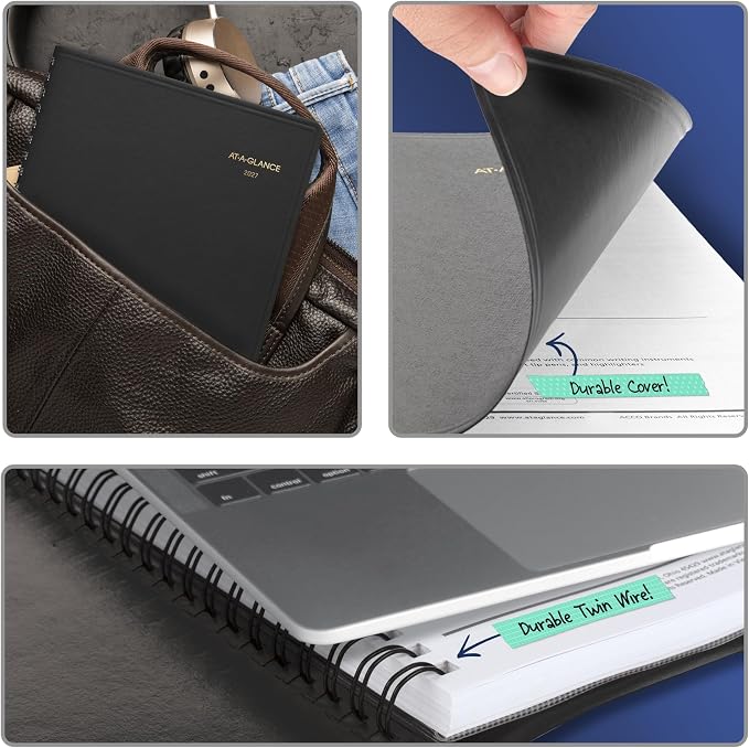 AT-A-GLANCE 2027 Appointment Book Planner, Daily Group Planner, Two Person - Image 4