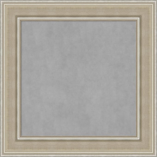 Amanti Art Silver Framed Magnetic Board 16x16 X-Small Vision Board by AmantiArt