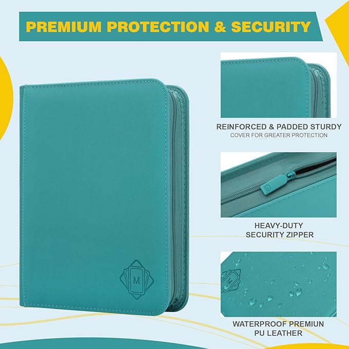 Toploader Binder, 4-Pocket Side Load Trading Card Album, Holds 128 Cards - Image 4