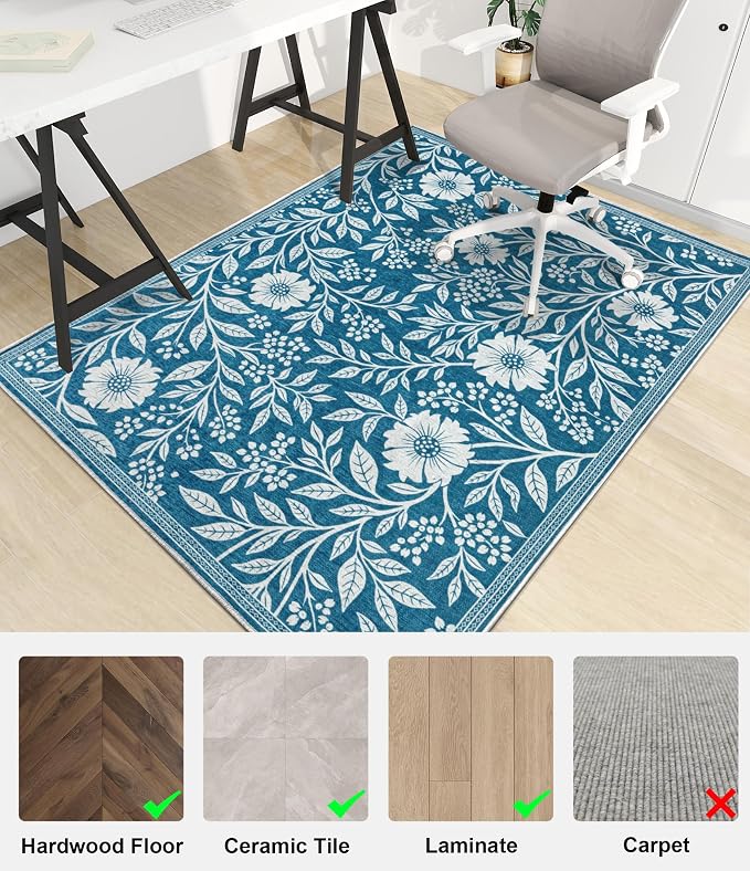 chakme Office Chair Mat for Hardwood Floor, Machine Wash - Image 7