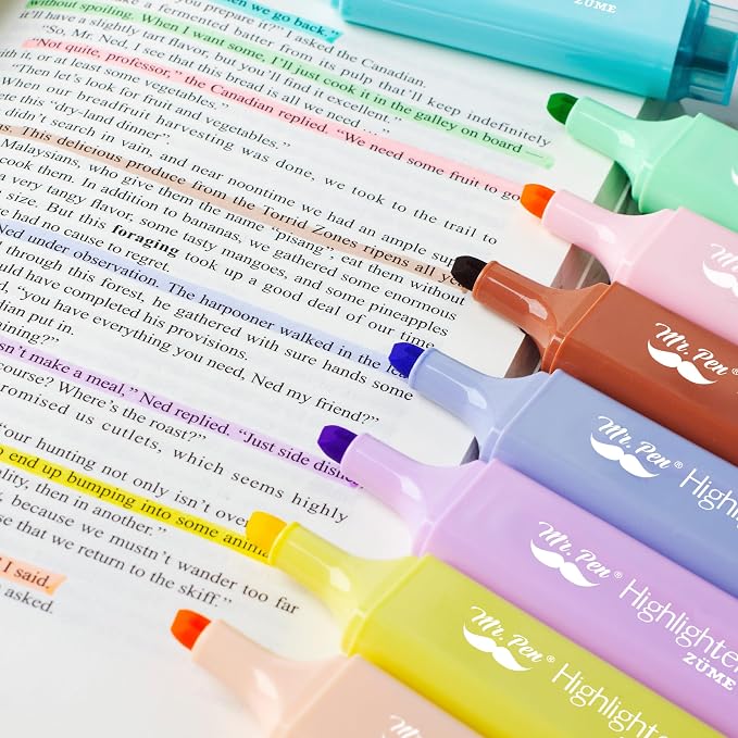 Mr. Pen- Pastel Highlighters, 8 Pack, Highlighters - Image 6