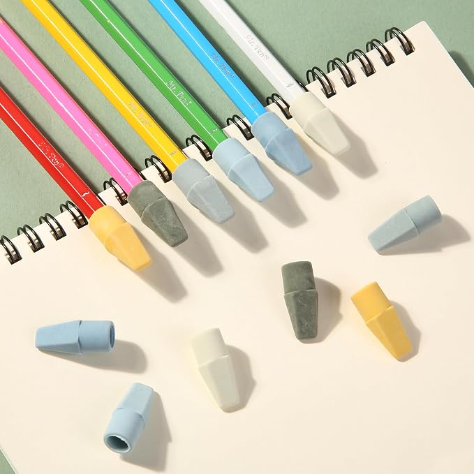Mr. Pen- Pencil Erasers Toppers, 120 Pack, Latex Free, No Smudge | Mr Pen - Image 7