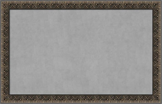 Amanti Art Black Framed Magnetic Board 29x45 Large Vision Board by AmantiArt
