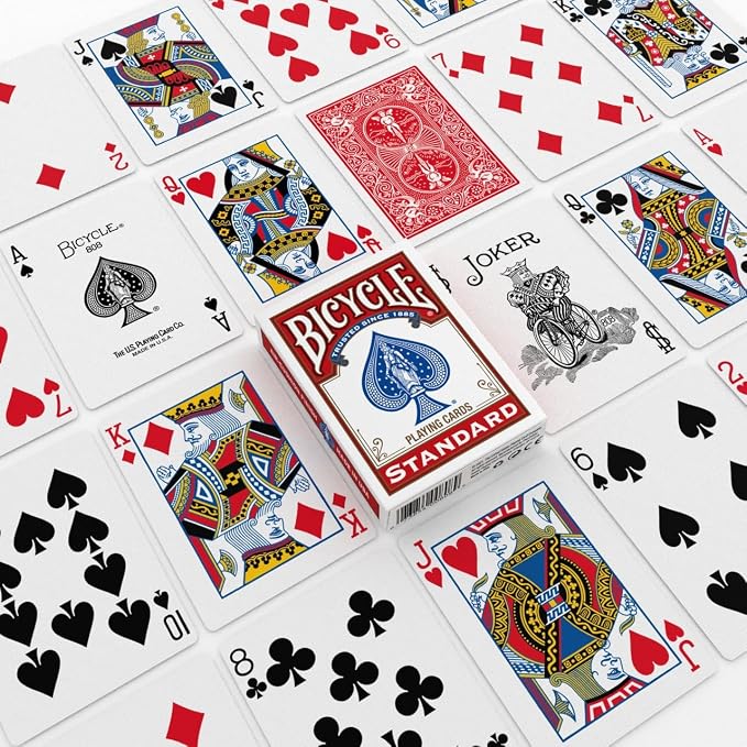 Bicycle 48pk Red & Black Rider Back Playing Cards, Standard Index, Decks of - Image 4