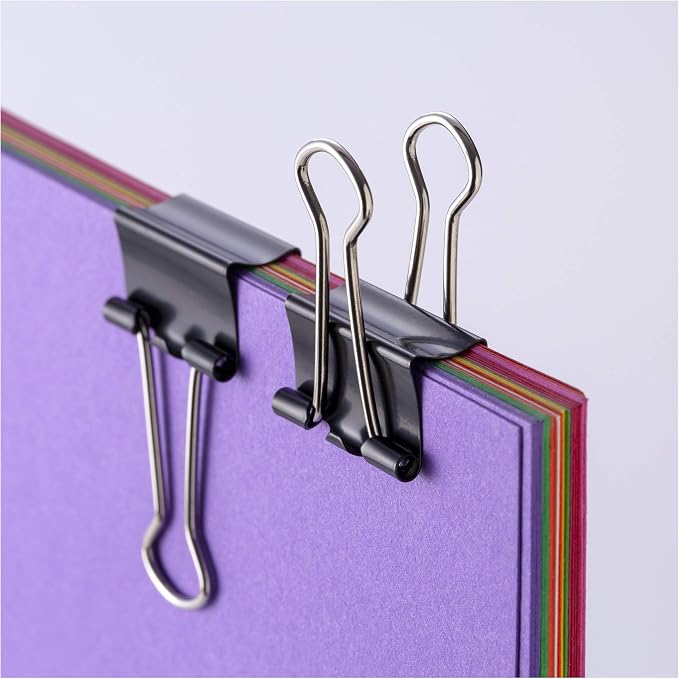 Officemate Small Binder Clips, 12 Boxes of 1 Dozen Each - Image 7