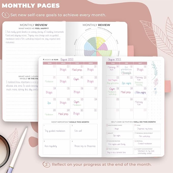 Clever Fox Self-Care Journal Pocket – Daily Reflection Notebook – Mental Health - Image 3