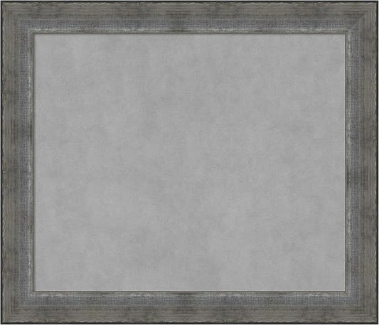 Amanti Art Silver Framed Magnetic Board 24x28 Medium Vision Board by AmantiArt
