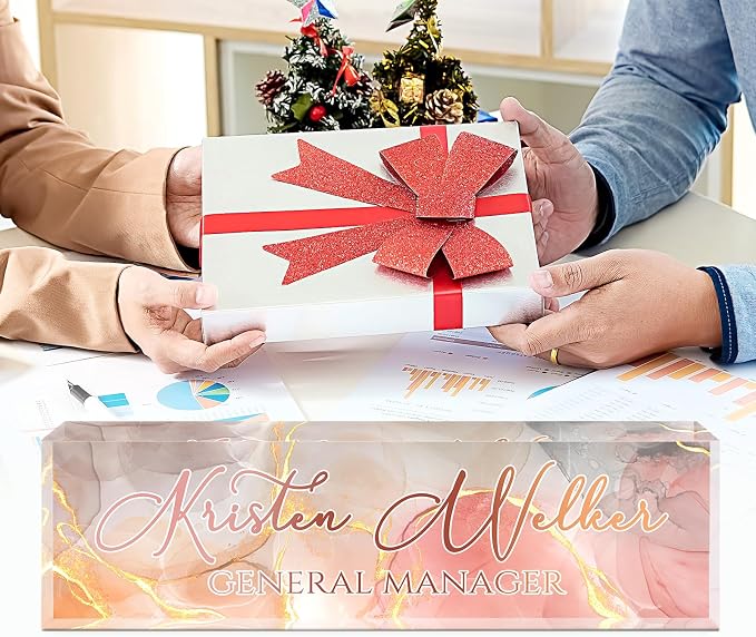 Custom Name Plate for Desk, Desk Name Plate Personalized, Office Decor for - Image 5