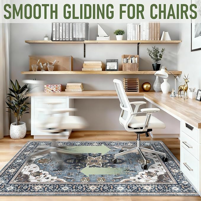 48"x60" Office Chair Mat for Hardwood, Under Desk Chair Mat for Home Office - Image 6