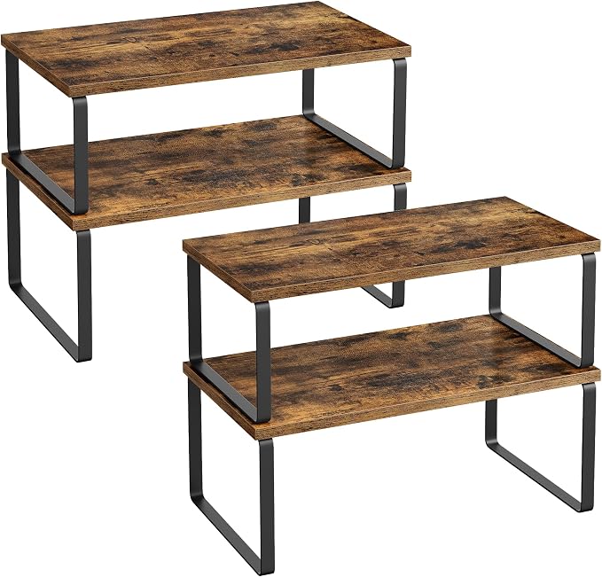 SONGMICS Cabinet Organizer Shelf, Kitchen Storage, Spice Rack, Expandable by Unknown