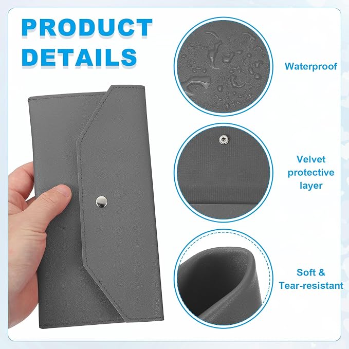 PATIKIL Cash Envelope Wallet, Budget Cash Holder Reusable Money Bag Pouch - Image 3