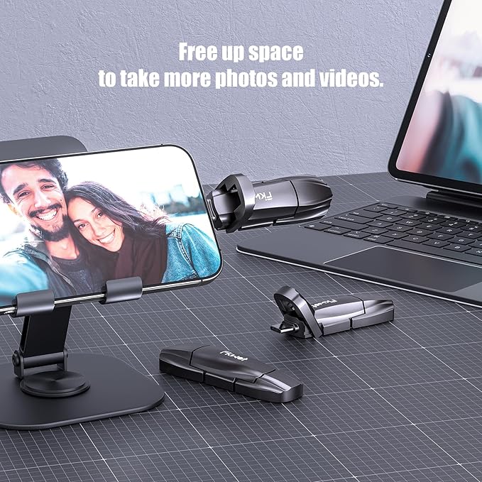 External SSD USB Flash Drive 256GB, Up to 550MB/s 2-in-1 Type C+ USB A USB3.2 Gen2 Solid State Thumb Drive SSD Stick for iPhone 15/16/Android/Windows/Mac/PC/Laptops-DeskLoop Office