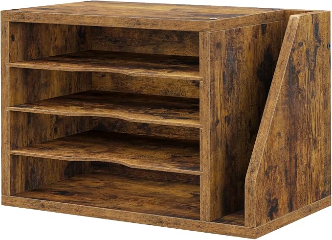 Creso hom Mail Sorter, File Organizer Desktop, Wood Desk Organizer by Cresohom