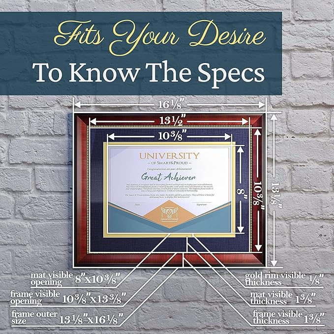 6-pack Wooden Diploma, Certificate, Degree Frame - Image 5