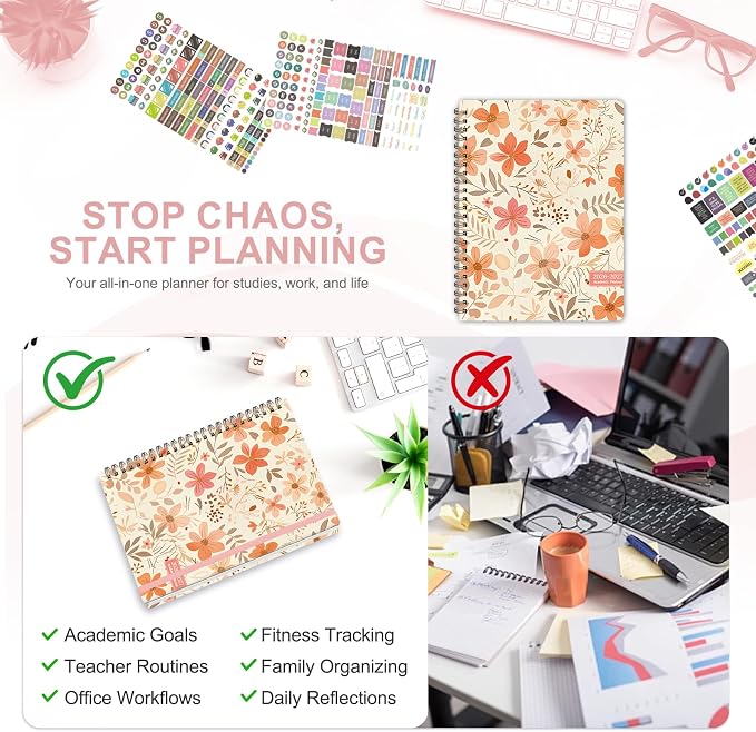 Planner 2026-2027, Weekly and Monthly Academic Year Calendar Planner, July 2026 - Image 6