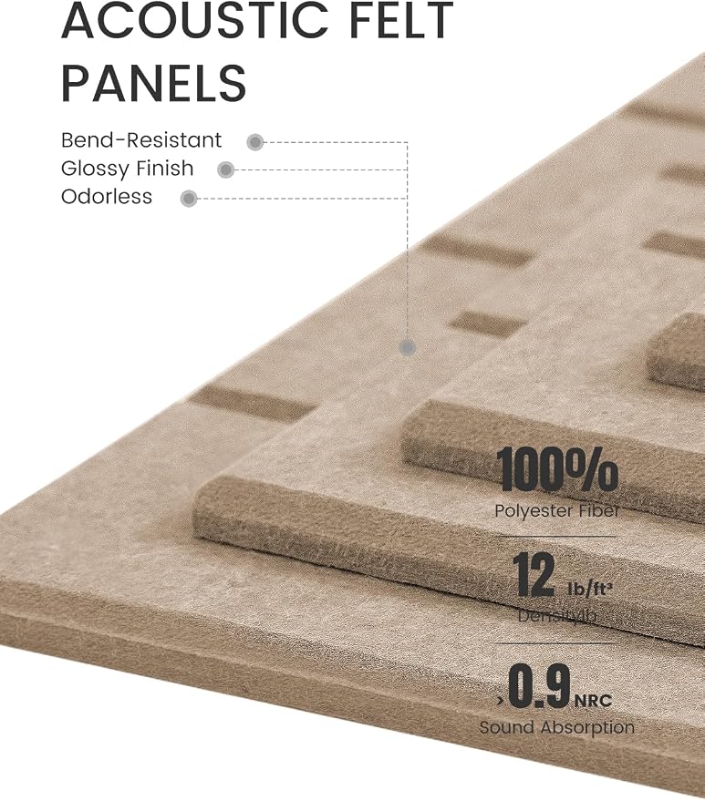 Large Felt Bulletin Board 48" x 36" Cork Board Alternative-12 Pack - Image 4