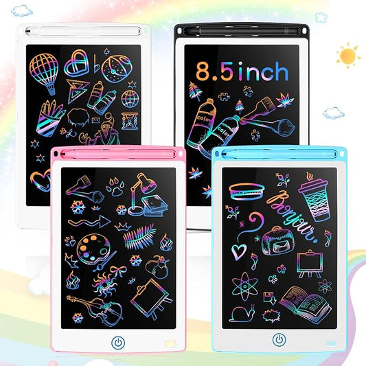 Zonon 4 Pcs LCD Writing Tablet 8.5 Inch Doodle Board Tablet Drawing Gifts LCD by Zonon