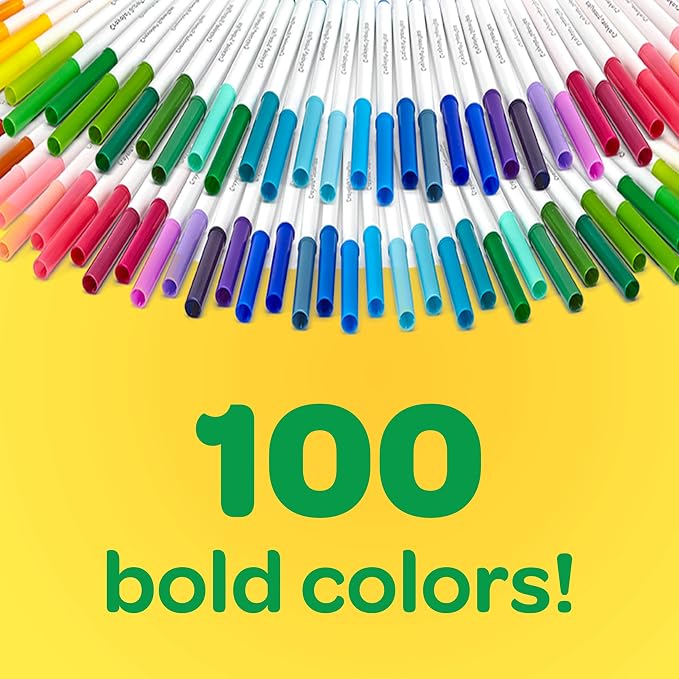 Crayola Super Tips Marker Set, Fine Point Washable Markers, Teacher Must Haves - Image 11