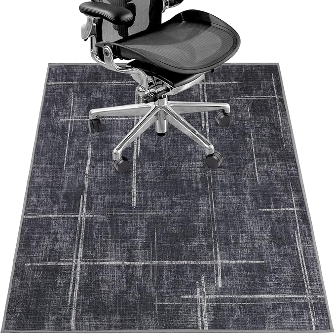 Office Chair Mat for Hardwood Floor&Tile Floor, Under Desk Rug for Rolling by LreedyMat