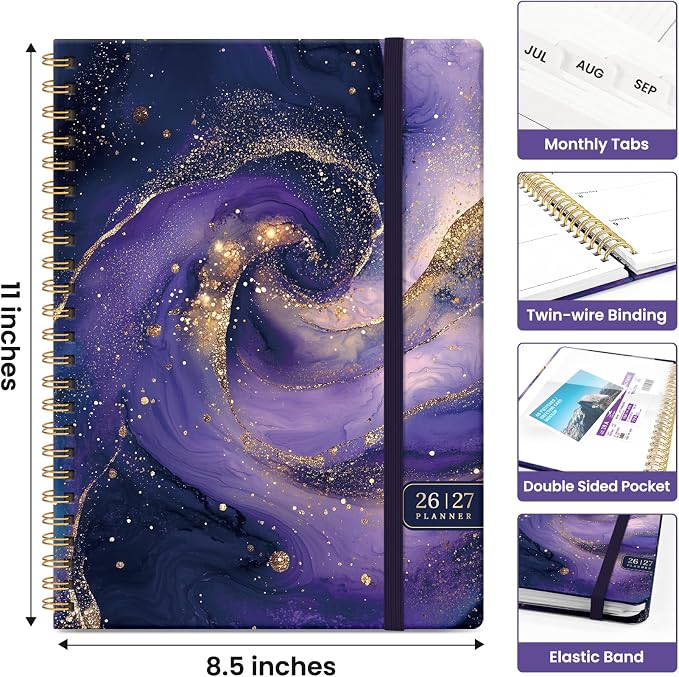 Planner 2026-2027, Academic Year Weekly and Monthly Calender Planner, from Jul - Image 4