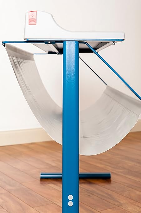 Dahle 472s Premium Rotary Trimmer w/Stand, 72" Cut Length, 12 Sheet Capacity, Self-Sharpening, Automatic Clamp, German Engineered Paper Cutter-DeskLoop Office