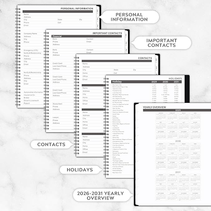 2026-2031 Monthly Planner/Calendar - Image 4